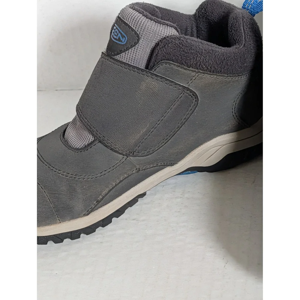KEEN Targhee Waterproof Hiking Shoes Kids Youth Size 1 Gray Black